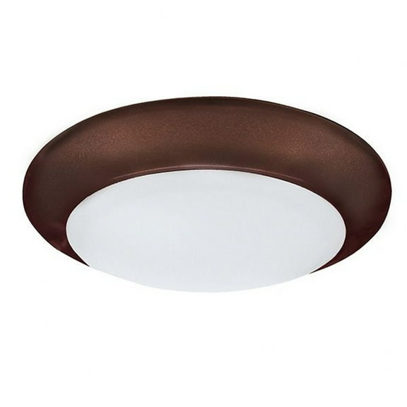 Canarm 6 In. Oil Rubbed Bronze LED Disc Flush Mount Light Fixture