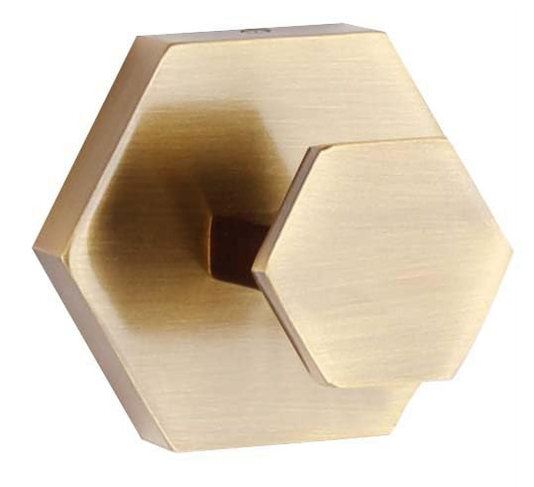 Atalee Gold Hexagonal Aluminum Robe Hook