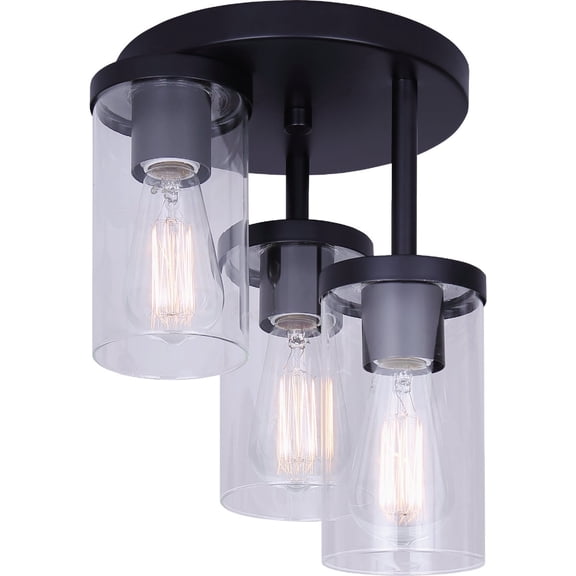 Canarm Britton Semi-Flush Mount Ceiling Light Fixture - Pack of 2