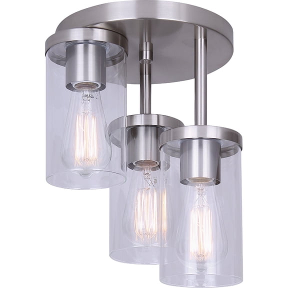 Canarm Britton Semi-Flush Mount Ceiling Light Fixture - Single Pack