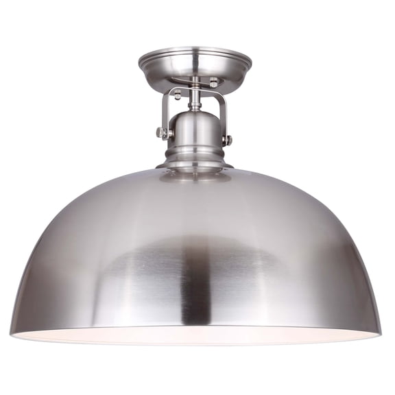 Canarm IFM622A16BN Polo 16" Wide Semi-Flush Ceiling Fixture - Nickel
