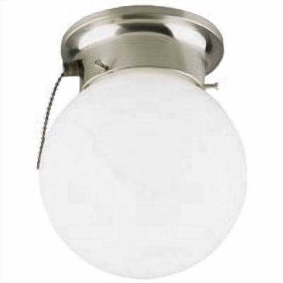 Canarm Imports Canarm 6 In. Flush Mount Ceiling Light Fixture With Pull Chain - Pack of 10