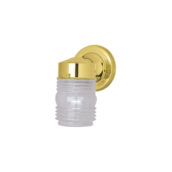 Canarm Incandescent Jelly Jar Outdoor Wall Light Fixture - Single Pack
