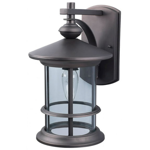IOL124ORB-Canarm Inc-Treehouse - 1 Light Outdoor Wall Mount-13 Inches Tall and 8 Inches Wide-Oil Rubbed Bronze Finish