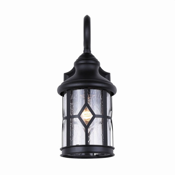 IOL208BK Canarm Inc 1 Light Outdoor Wall Mount-13.38 Inches Tall and 5.5 Inches Wide