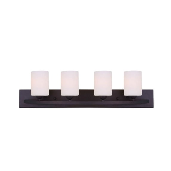 IVL370A04ORB-O-Canarm Inc-Hampton - 4 Light Bath Vanity-8.5 Inches Tall and 7 Inches Wide-Oil Rubbed Bronze Finish