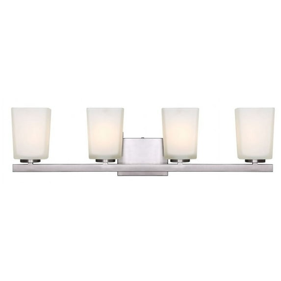 IVL472A04BN Canarm Inc Hartley - 4 Light Bath Vanity-8 Inches Tall and 6.5 Inches Wide-Brushed Nickel Finish