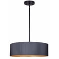 thumbnail image 1 of Canarm Rexton 3 Light Chandelier Black Modern Ceiling Light for Dining and Living Rooms, 1 of 5