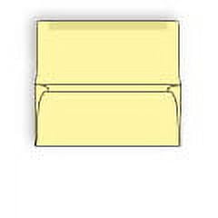 Canary Colored Collection/Remittance Envelope No. 9, 3-7/8" x 8-7/8", Pastel Sulphite, 24 lb (FSC Certified), Acid Free, Vellum Finish, Two Side Seams Under, Large Flap - Box of 500 Envelopes