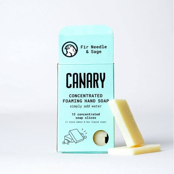 Canary Concentrated Hand Soap Refill Bar - Fir Needle & Sage (12 slices)