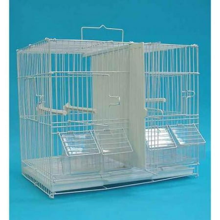 YML 2413 Canary Finch Breeding Cage, Medium in White