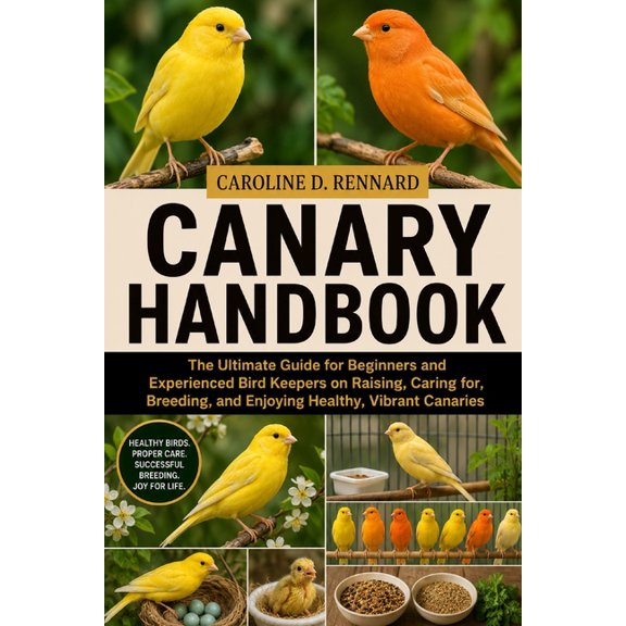 Canary Handbook: The Ultimate Guide for Beginners and Experienced Bird Keepers on Raising, Caring for, Breeding, and Enj, (Paperback)