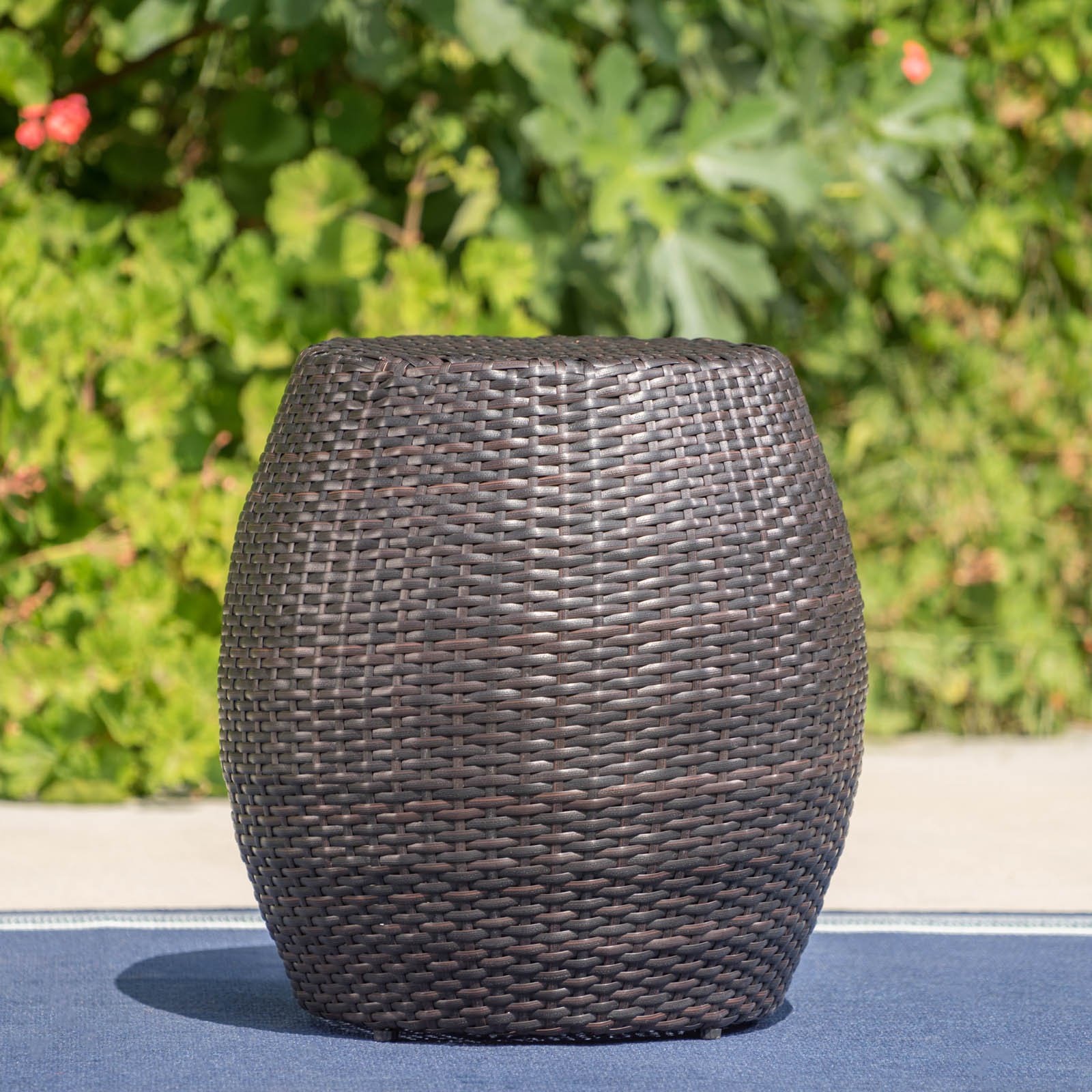 Canary Outdoor Wicker Side Table - image 1 of 2