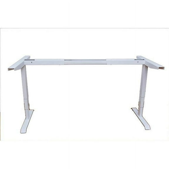 Canary Products ABC592WT Electric Height Adjustable Desk Dual Motor with 4 Pre Set Features & LED Height Screen, White