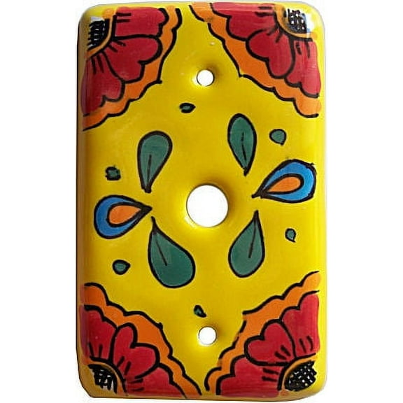 Canary Talavera TV Cable Plate