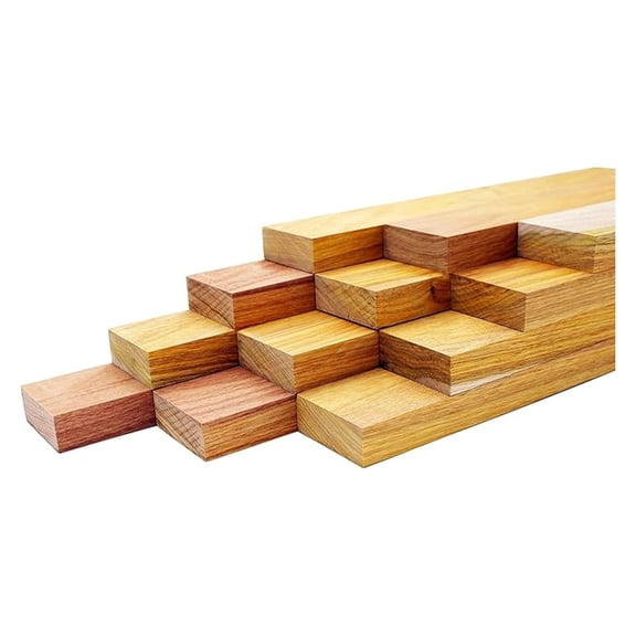 Canary Wood Lumber Boards 3/4" x 2" (4pcs) (3/4" x 2" x 36")