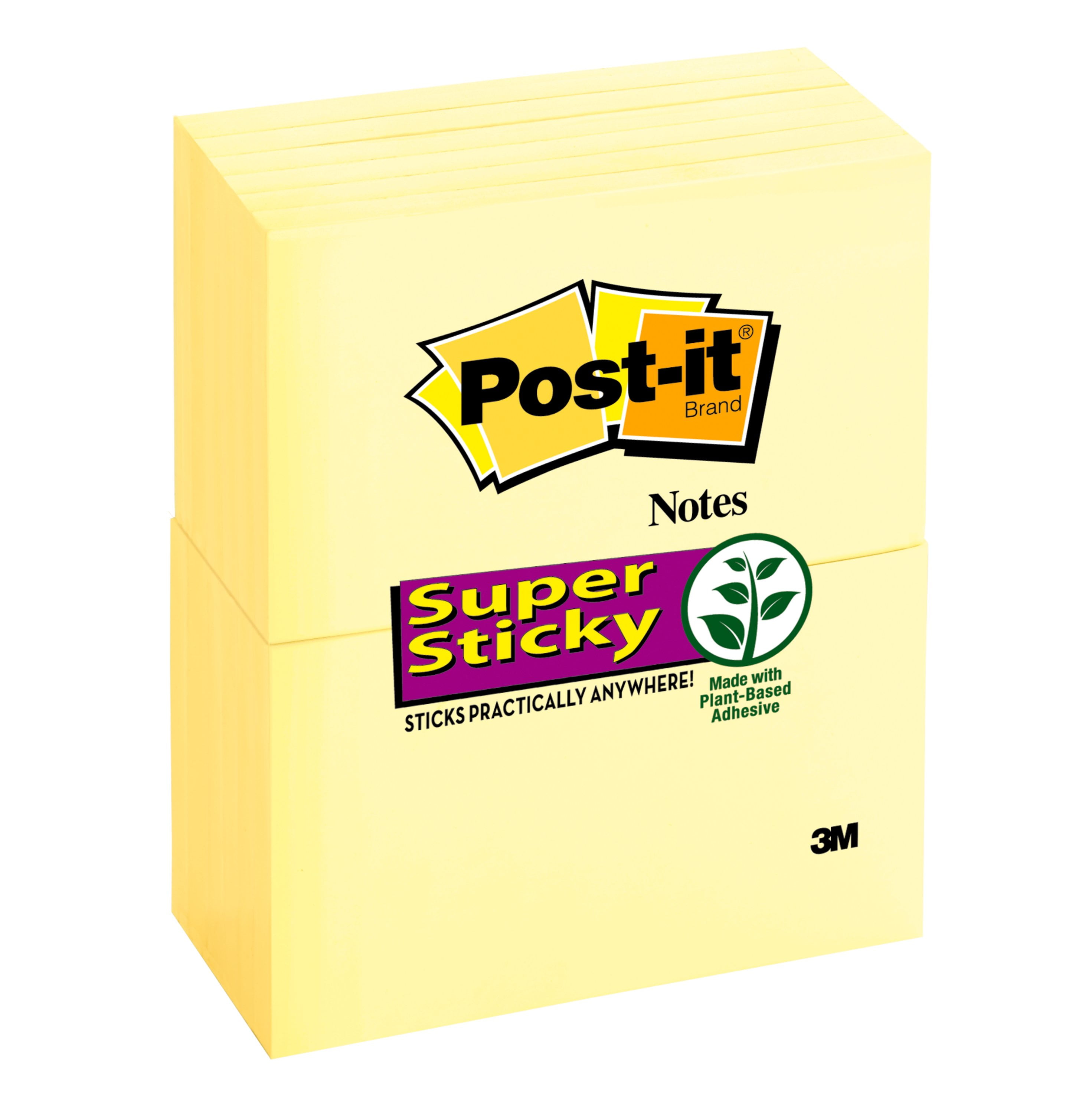 Canary Yellow Note Pads, 3 X 5, 90-Sheet, 12/pack | Bundle of 5 Packs