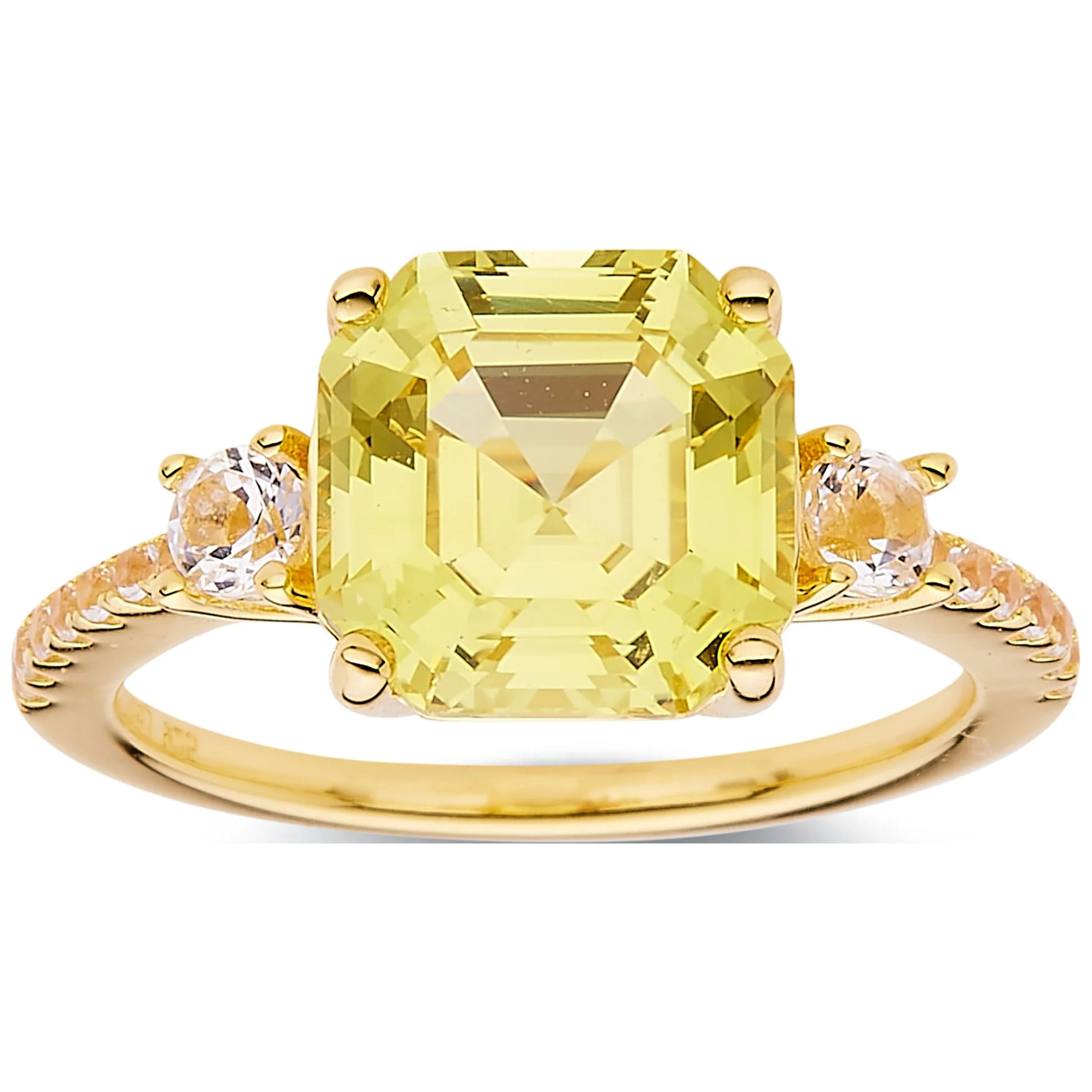 Canary yellow sapphire ring deals
