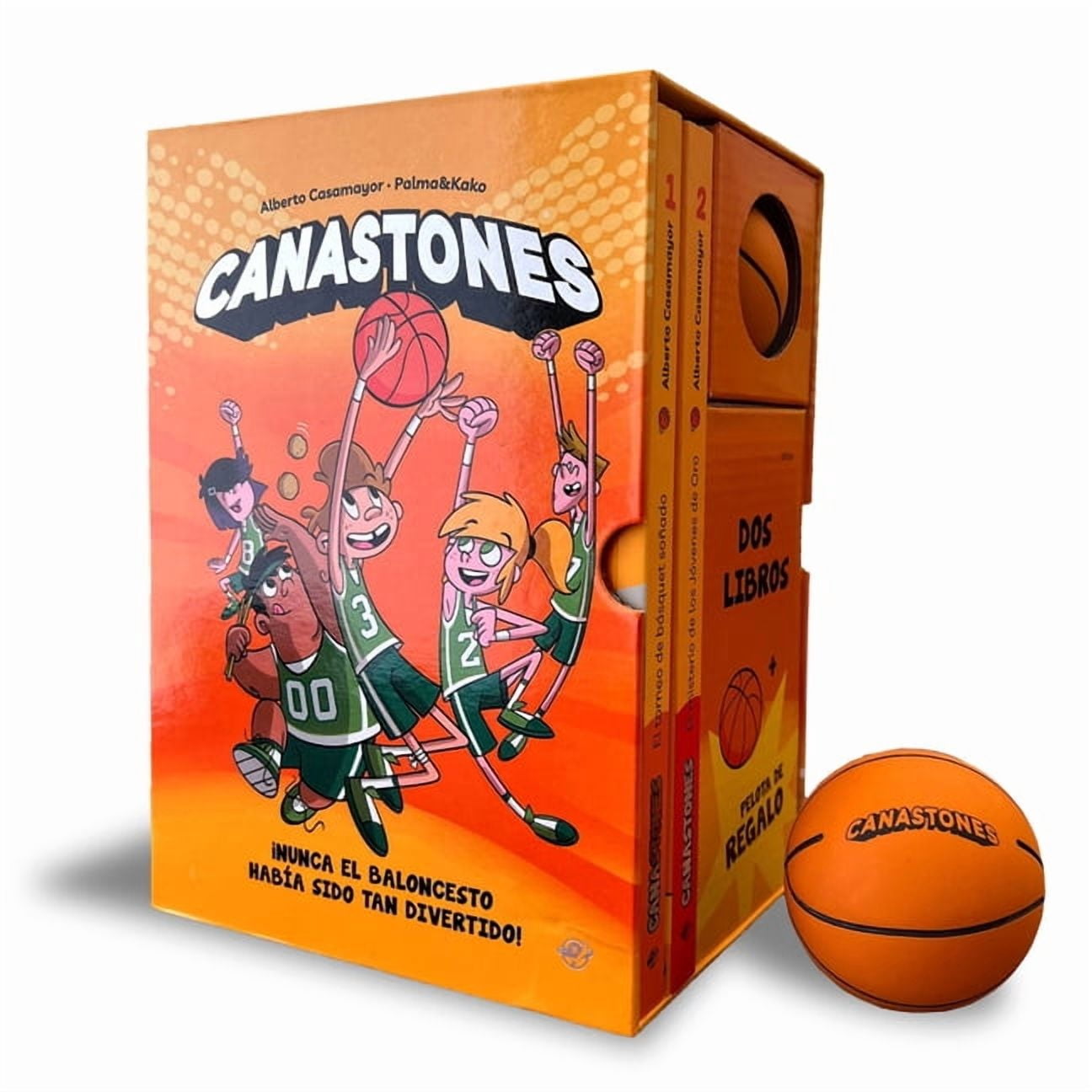 Canastones Estuche Canastones: 2 Libros + Pelota / The Super Hoopers Book Set: 2 Books + Basketball Ball (Spanish Edition): FantÃ¡st, (Paperback)