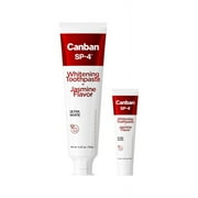 Canban Oral Shark Probiotics Whitening Toothpaste 120g Comes with 20g Travel Kit (Fresh Jasmine Flavor)