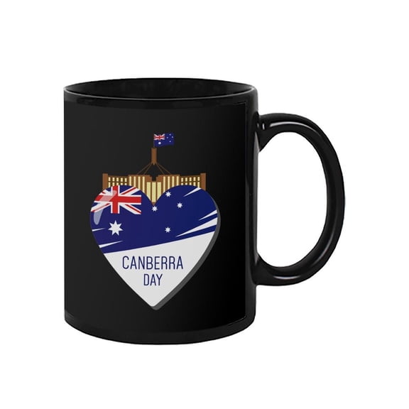 Canberra Australia Flag Parlamen Mug - Image by Shutterstock,