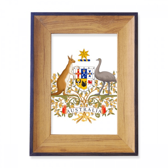 Canberra Australia National Emblem Photo Frame Exhibition Display Art Desktop Painting