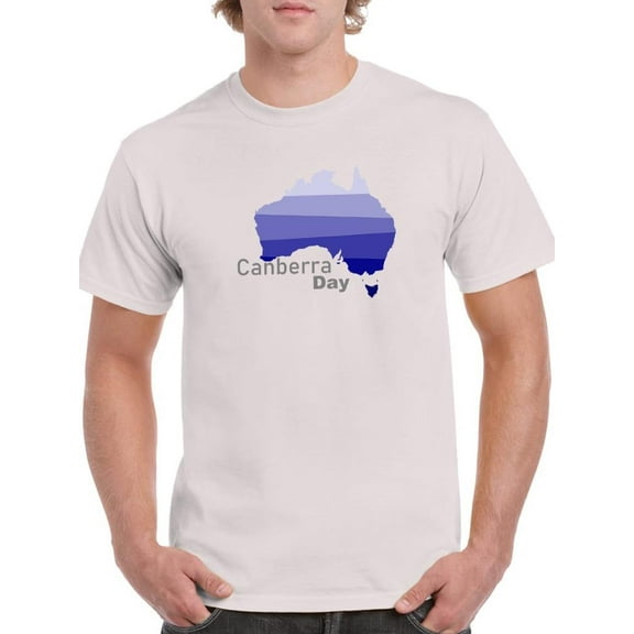 Canberra Day Country Violet T-Shirt Men -Image by Shutterstock, Male XX-Large