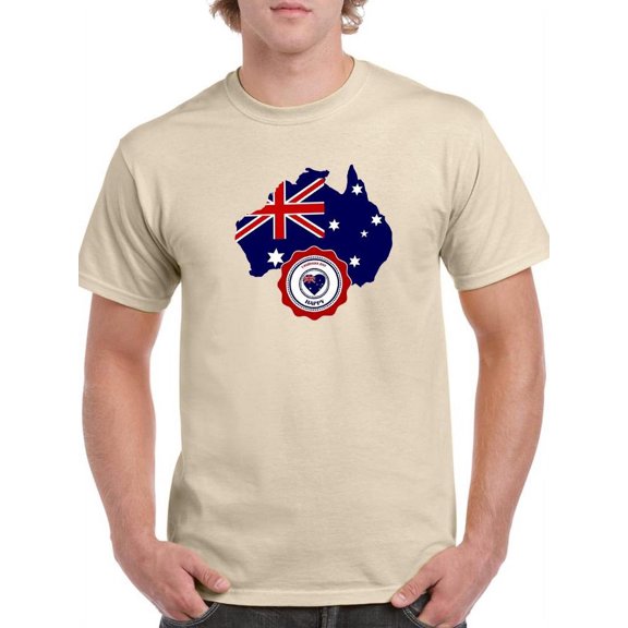 Canberra Day Country With Seal T-Shirt Men -Image by Shutterstock, Male x-Large