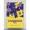 thumbnail image 1 of Canberra Day Flag Stack Poster - Image by Shutterstock,, 1 of 2