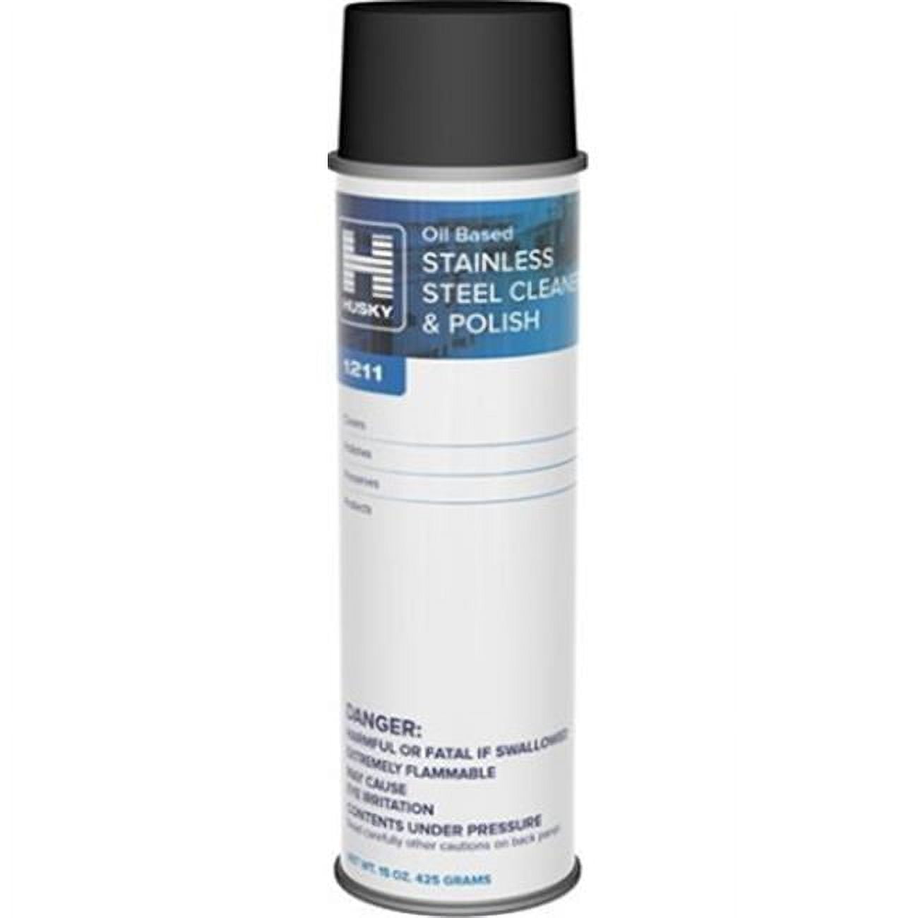 Canberra HUSKY-1211 15 oz Stainless Steel Cleaner & Polish - Case of 19
