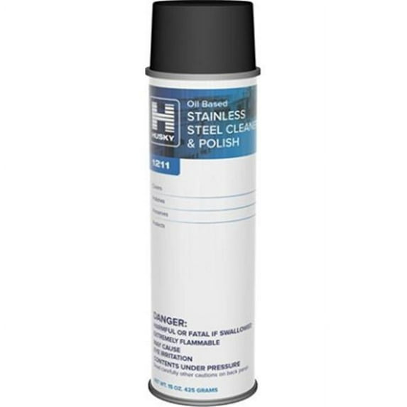 Canberra HUSKY-1211 15 oz Stainless Steel Cleaner & Polish - Case of 19