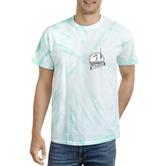 Canberra Lineart Logo Vintage Tie Dye Cyclone Men -Image by Shutterstock, Male x-Large