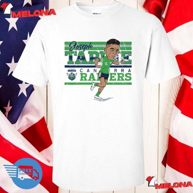 Canberra Raiders Joseph Tapine Adults Caricature Tshirt