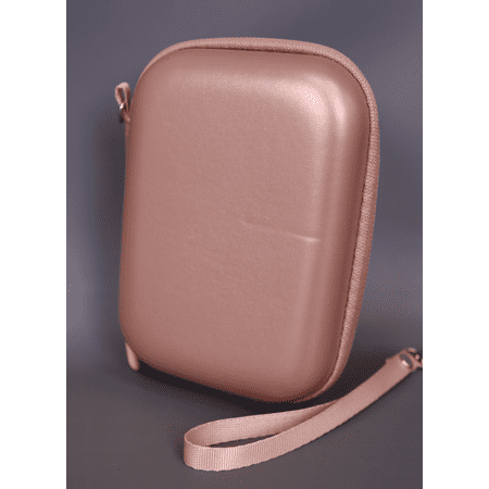 Canboc Hard Case for Canon Ivy Mini/Canon Ivy 2 Mini/Canon Ivy CLIQ+2 CLIQ 2 CLIQ+ Wireless Bluetooth Mobile Photo Printer Instant Camera Printer, Pouch Bag for Photo Paper and Cable, Rose Gold