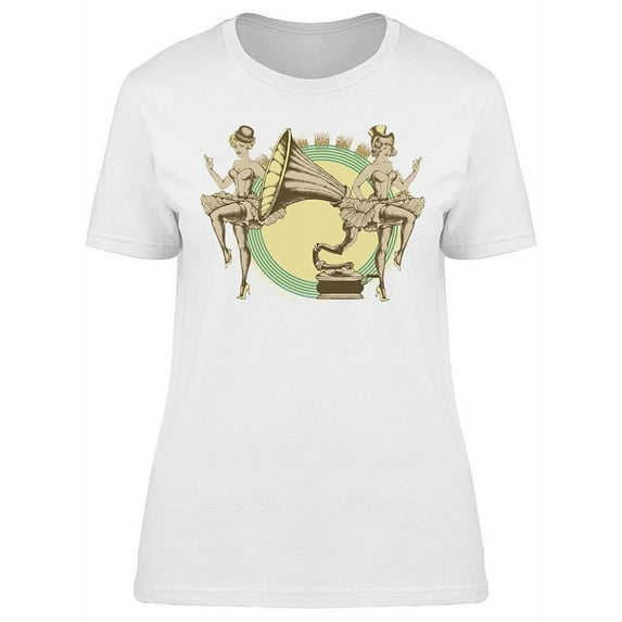 Cancan Dancers T-Shirt Women -Image by Shutterstock, Female Medium