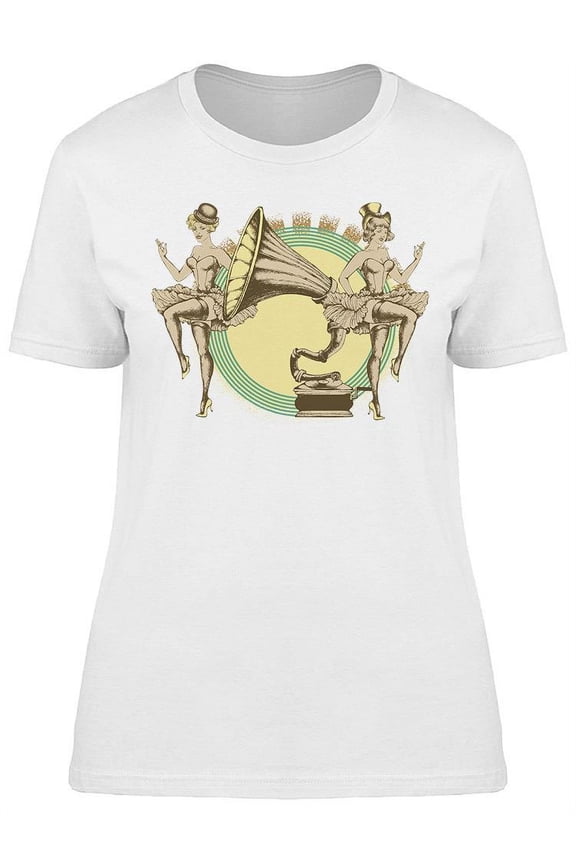 Cancan Dancers T-Shirt Women -Image by Shutterstock, Female Small