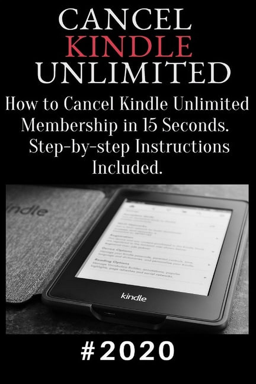 Cancel Kindle Unlimited 2020 How to Cancel Kindle Unlimited Membership