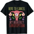 thumbnail image 1 of Cancel Monthly Subscription Uterus Removal Tee T-Shirt, 1 of 4
