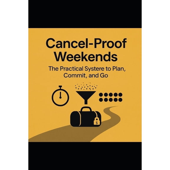 Cancel-Proof Weekends: The Practical System to Plan, Commit, and Go: A Behavioral Science-Based System to Stop Canceling, (Paperback)