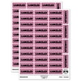 thumbnail image 1 of Canceled Bold Sticker Set - Light Pink - Matte Finish - 1.5" Small, 1 of 7