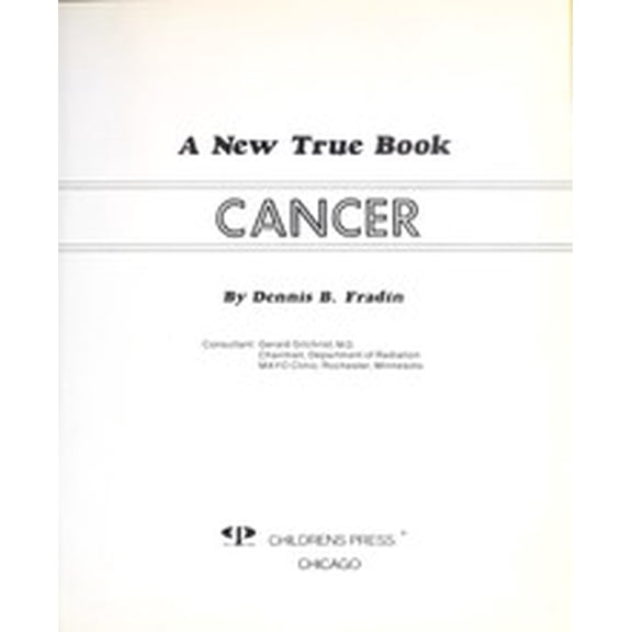 Pre-Owned Cancer (Paperback) 9780516012100