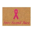 Cancer Awareness Doormat Ribbon Design Non Ndoor/Outdoor Custom Cancer