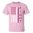 thumbnail image 1 of Cancer Awareness Fight Breast Cancer Adult Short Sleeve T-Shirt-Light Pink-XXXL, 1 of 4
