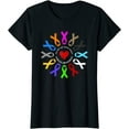 thumbnail image 1 of Cancer Awareness Fight Cancer Ribbon T-Shirt, 1 of 3