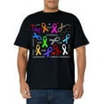 thumbnail image 1 of Cancer Awareness - Fight Cancer Ribbons T-Shirt, 1 of 4