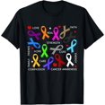 thumbnail image 1 of Cancer Awareness - Fight Cancer Ribbons T-Shirt, 1 of 4