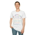 thumbnail image 1 of Cancer Awareness Ribbon Color Chart - Unisex Softstyle T-Shirt, 1 of 6