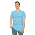 thumbnail image 1 of Cancer Awareness Ribbon Color Chart - Unisex Softstyle T-Shirt, 1 of 1