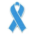 thumbnail image 1 of Cancer Awareness Ribbons Fully Embroidered Iron On Patches, 1 of 2