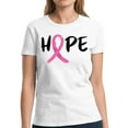 thumbnail image 1 of Cancer Awareness Shirt for Women - Breast Cancer Awareness Month Walk - Hope Support, 1 of 2